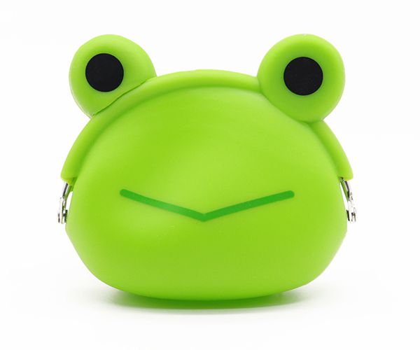 硅膠零錢袋，青蛙硅膠錢包，學生硅膠錢袋
